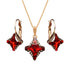 Комплект "Kristāla Rombs II (Light Siam Metallic Light Gold)" с кристаллами Swarovski™